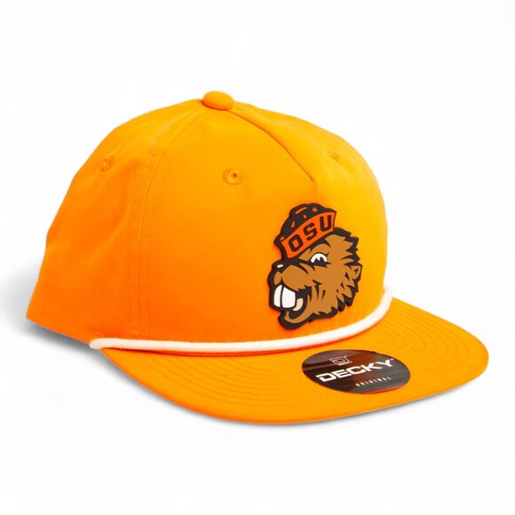 Oregon State Beavers Benny 3D Classic Rope Hat- Orange/ White - Picture 2 of 3
